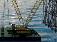 İlk Construcion has constructed 1600 ton crane barge for offshore heavy lifting works.