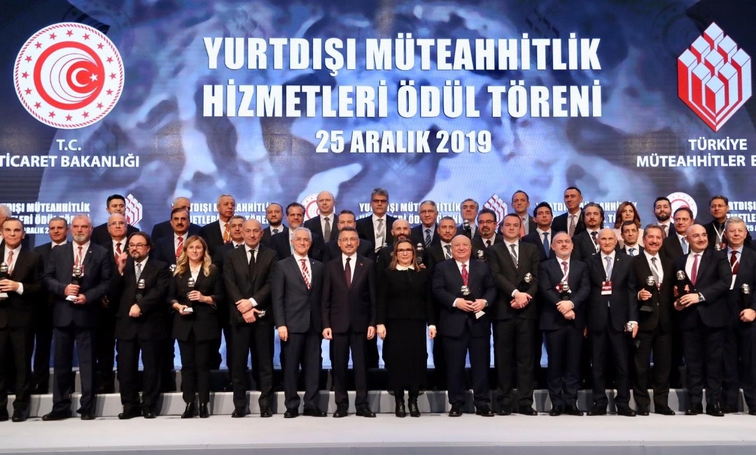 The Ceremony for year 2019 International Contracting Services Award organized by Turkish Contractors Association was held in Ankara on 25th December 2019.